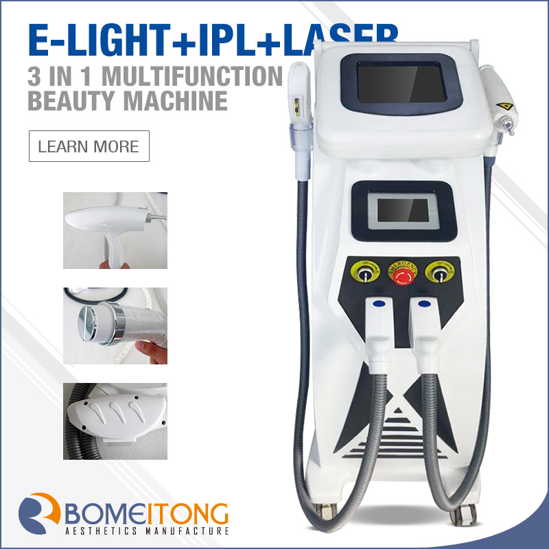Elight Ipl Rf Nd Yag Laser Multifunction Machine