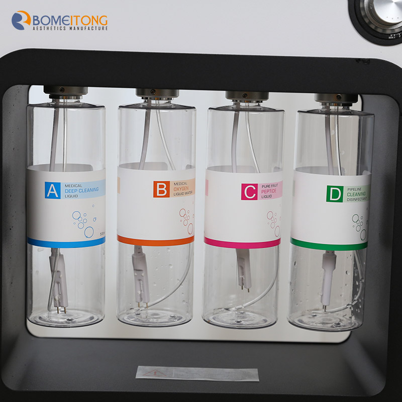 Aqua laser peeling machine oxygen spray face H2O2 Korea skin care Facial Ultrasonic facial cold hammer