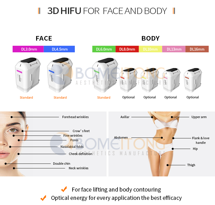 3d Hifu Facial Machine for Face Lifting And Weight Loss