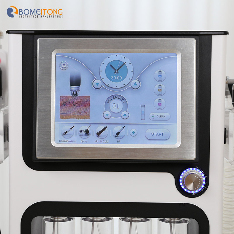 4in1 skin analyzer facial machine skin care oxygen jet Pore wrinkle removal microdermabrasion