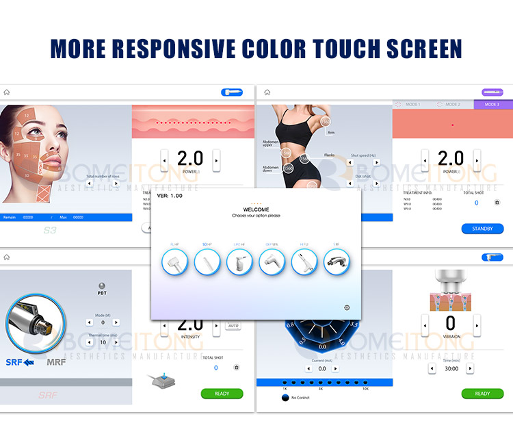 6 in 1 Vertical 360&deg;vignal Hifu Lipo Machine for Sale