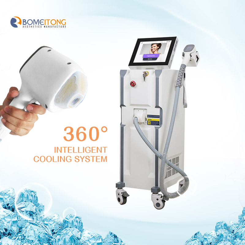 2 handles 2020 hair removal machine diode laser 755/808/1064