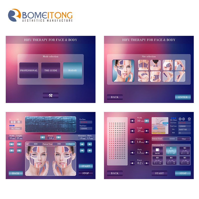Korea Hifu 3d Face Body Slimming Machine System