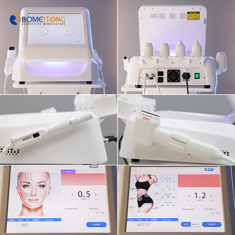 Skin tightening machine korean hifu Face Lifting slimming rejuvenation wrinkle removal