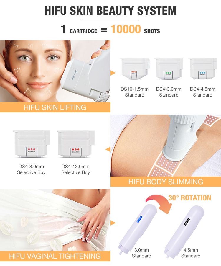 Hifu ultrasonic vaginal tightening slimming machine germany portable professional