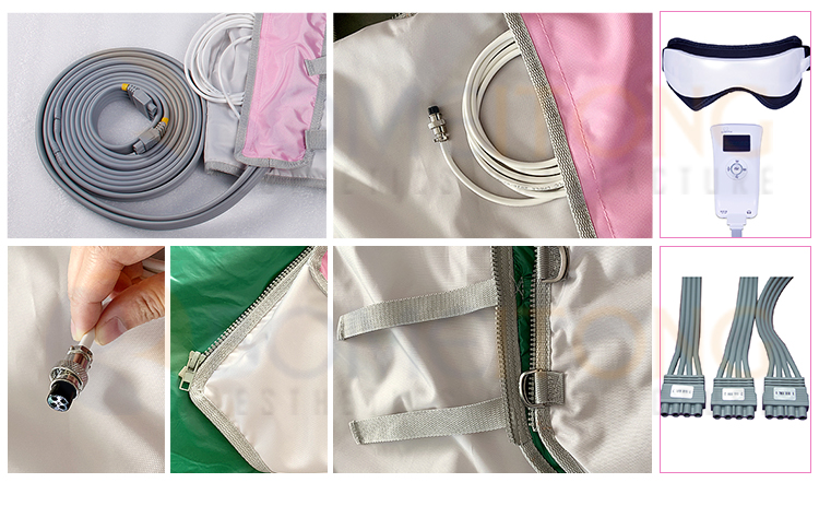 Portable pressotherapy air compression arm leg massage