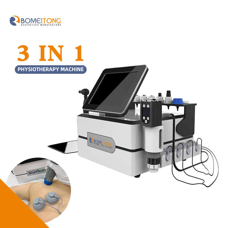 Shock wave therapy for feet joint pain relief physiotherapy machine