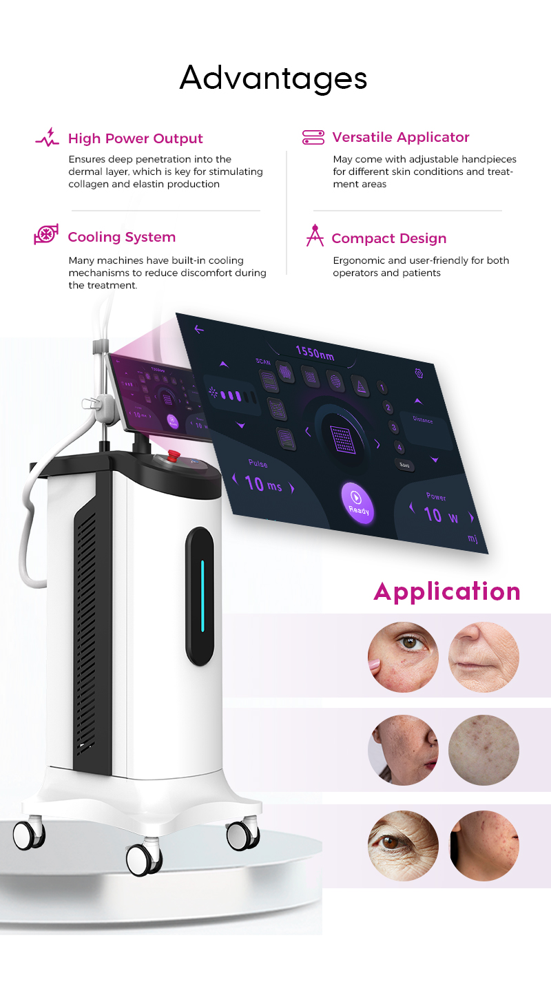 1550nm Erbium Laser Machine