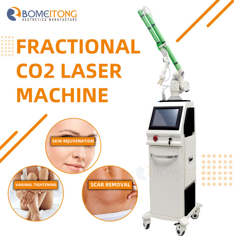 Fractional laser co2 skin resurfacing machine vaginal tightening tatoo acne scar removal