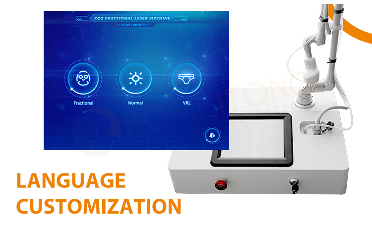 2021 co2 fractional laser skin rejuvenation vaginal tightening device small