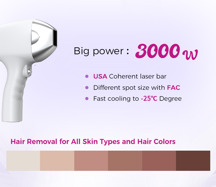 3000W Smart Android System Diode Laser Hair Removal