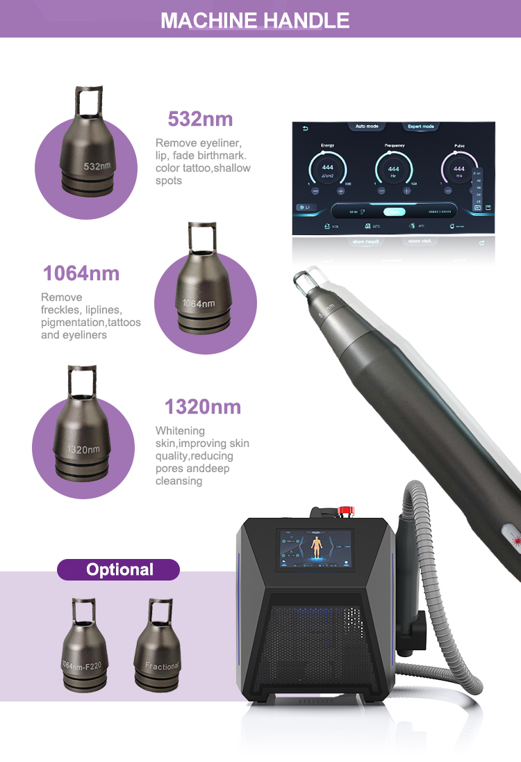 Portable Q Switched Nd Yag Laser Machine BM27