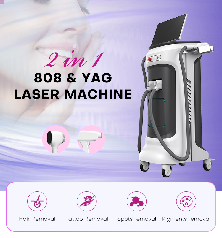 2 in 1 Diode Nd Yag Laser Machine
