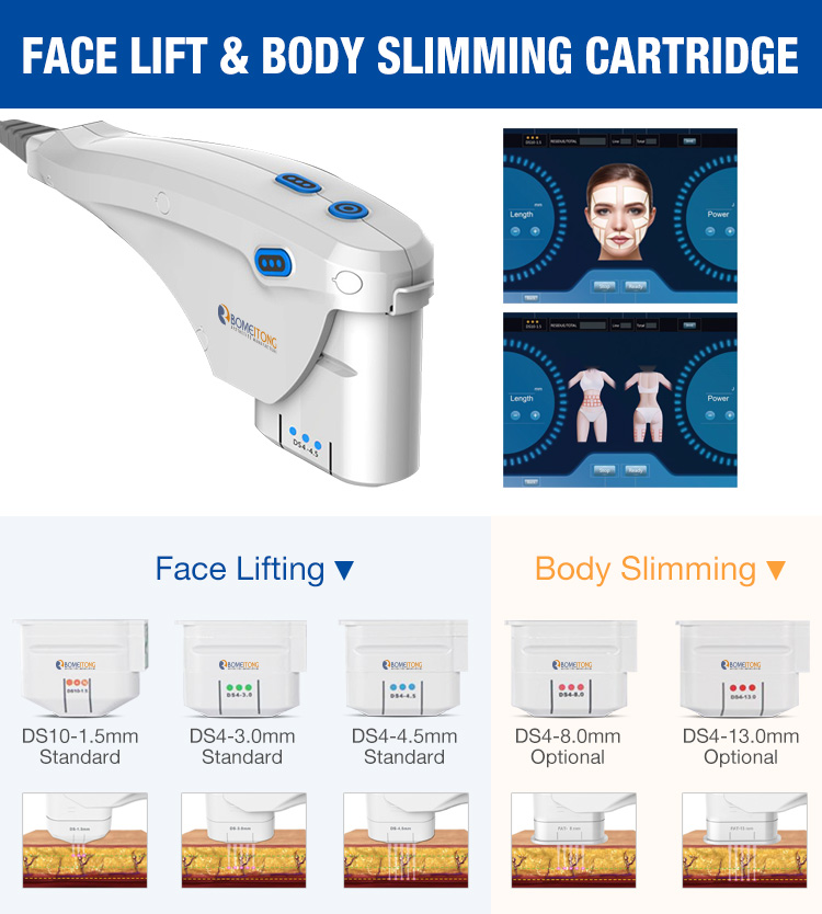 Hifu ultrasonic vaginal tightening slimming machine germany portable professional