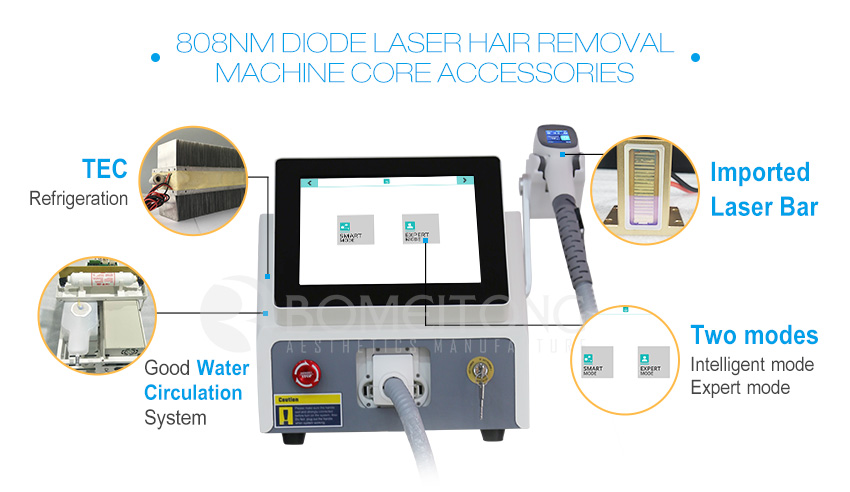Portable Sapphire Laser Hair Removal Machine Device (3)