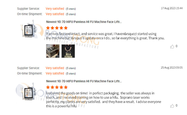 Best Ice Hifu Machine Professional 360&deg; +Lipo +Vaginal Hifu 5 In1