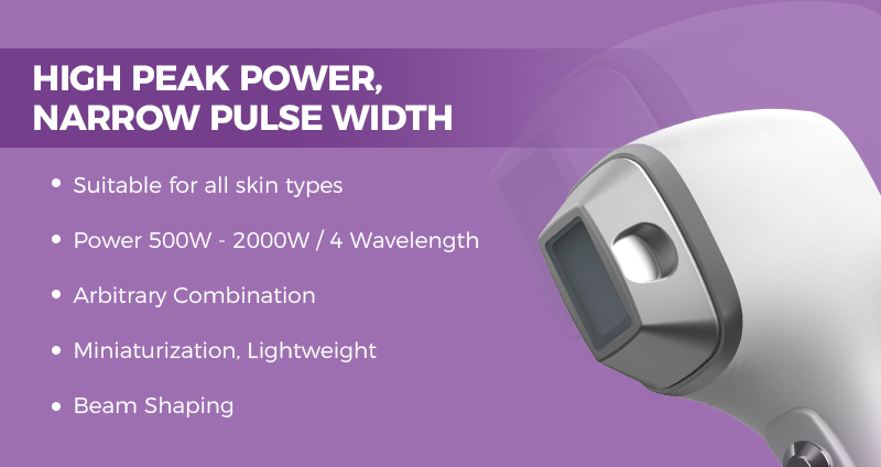 600W-1200W commercial hair removal machine