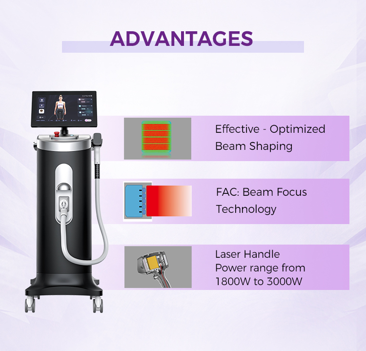 3000W Smart Android System Diode Laser Hair Removal