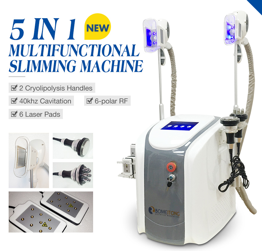Laser freeze fat removal machine cryolipolysis cavitation rf body slimming