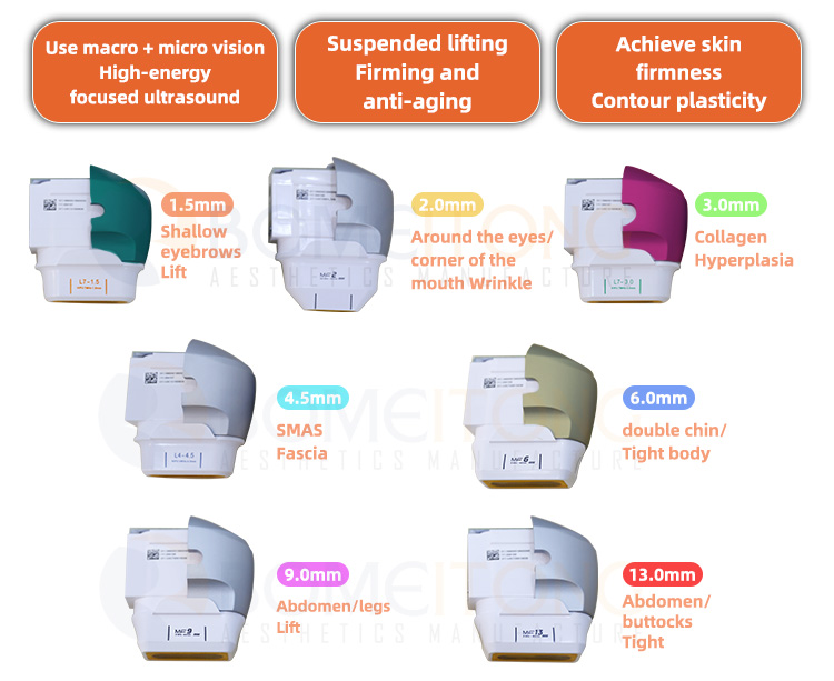 High quality beauty ultramage 7d portable hifu machine face lifting smas wrinkle removal
