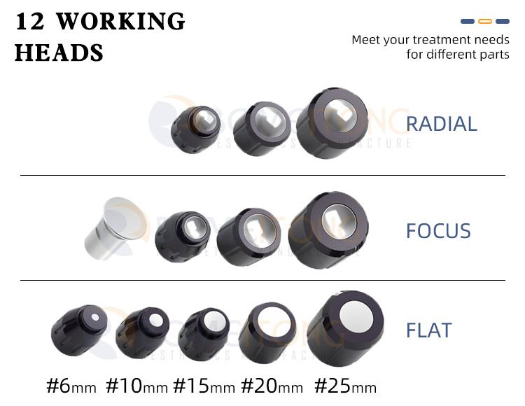 Pneumatic portable shockwave therapy device ed erectile dysfunction joint pain relief