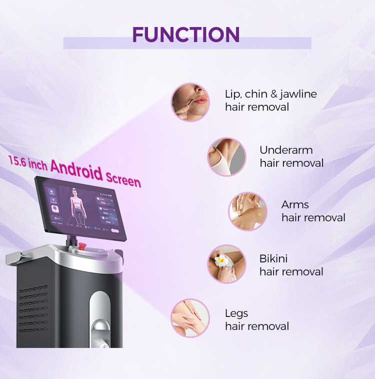 3000W Smart Android System Diode Laser Hair Removal