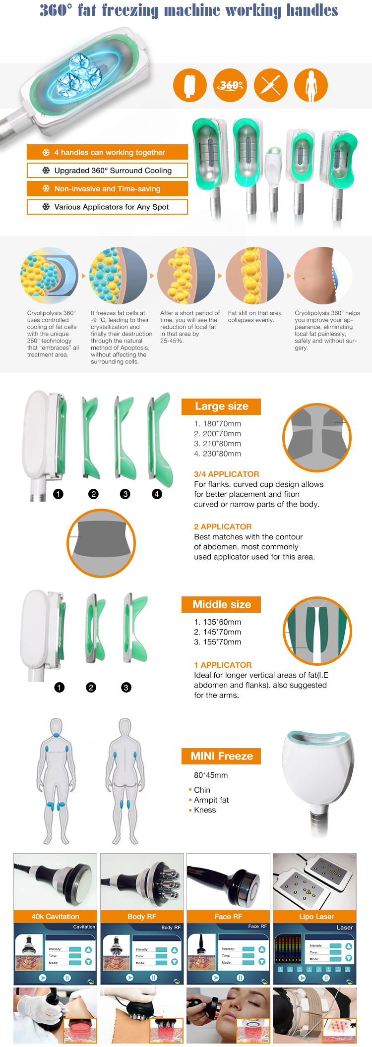 Weight Loss Clinic Popular Rf Fat Freeze Body Slimming Beauty Machine