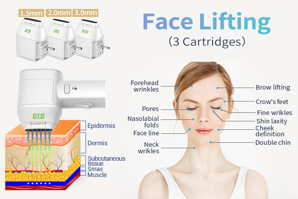 12d Lipo Hifu Liposuction Machine Skin Lifting Machine Fu4-1S