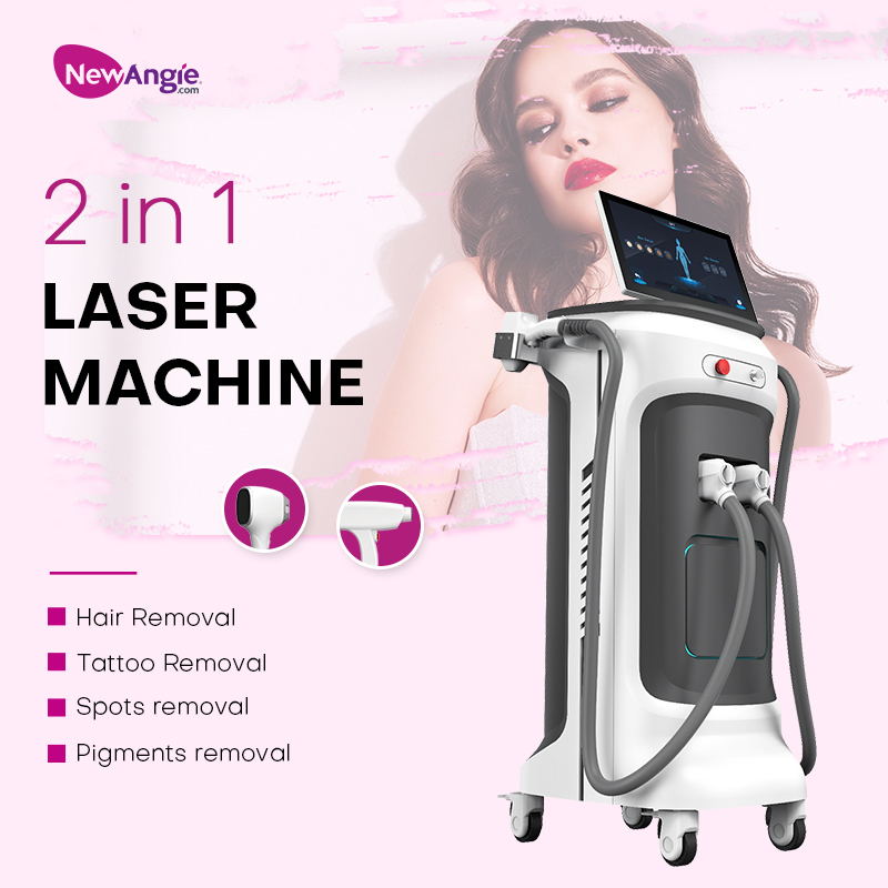 2 in 1 Diode Nd Yag Laser Machine