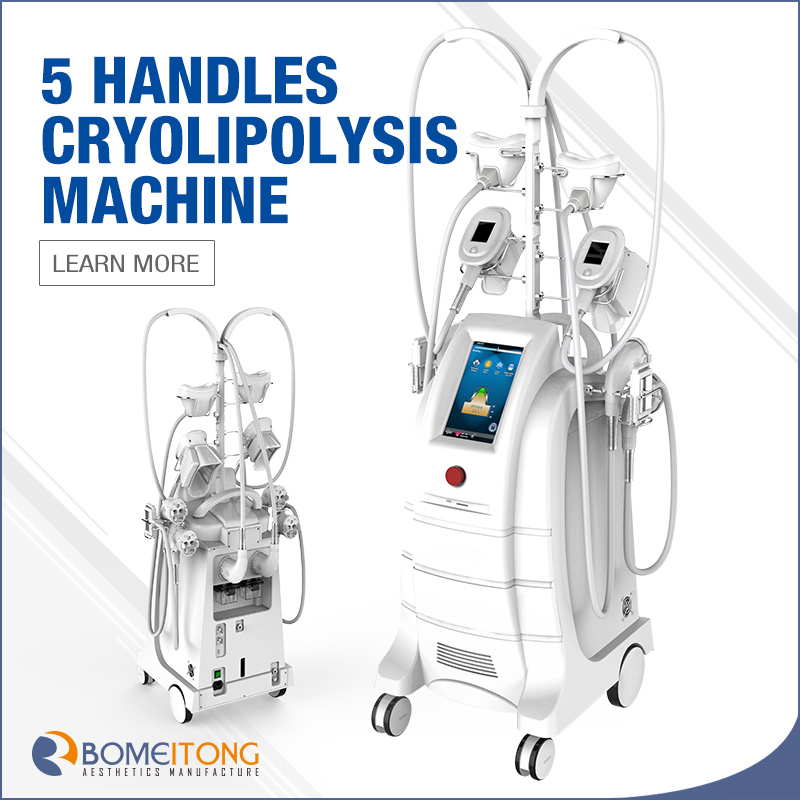 Cryo Lipolysis Slimming Device with 7 Handles for Sale