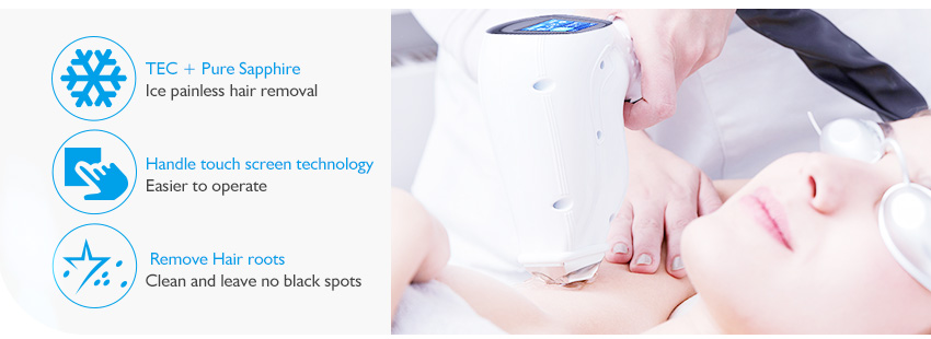  Portable Sapphire Laser Hair Removal Machine Device